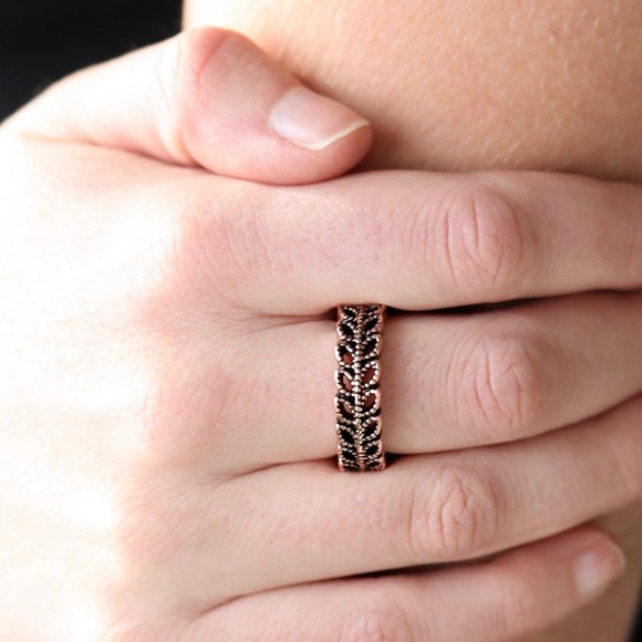 Paparazzi Jewelry Paparazzi Copper Leaf Adjustable Ring Poshmark